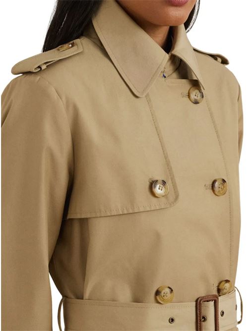 TRENCH A DOPPIO PETTO LAUREN RALPH LAUREN | 297967122002270 BROWN